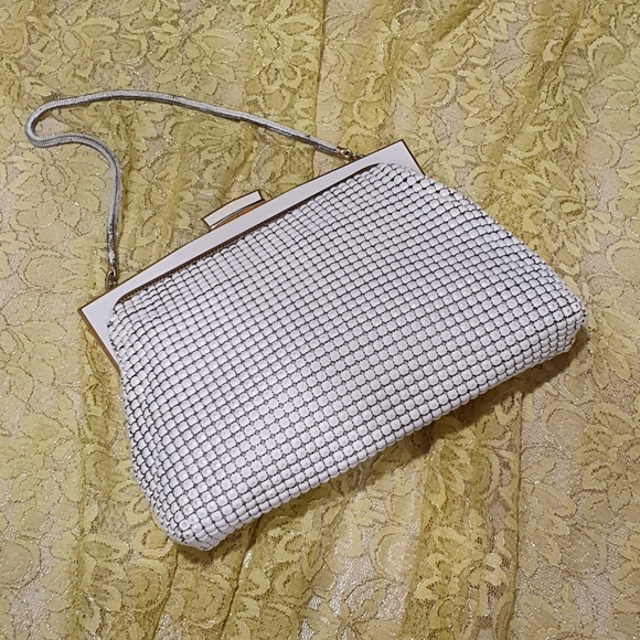 Oroton Handbags - 🤎 1968 Vintage GLOMESH White Evening Bag 🤎